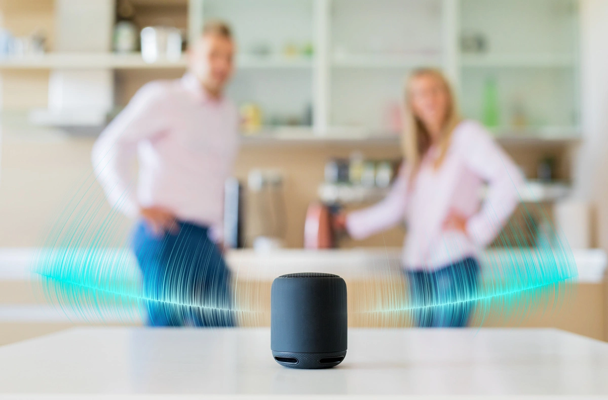 Smart Speakers on a table