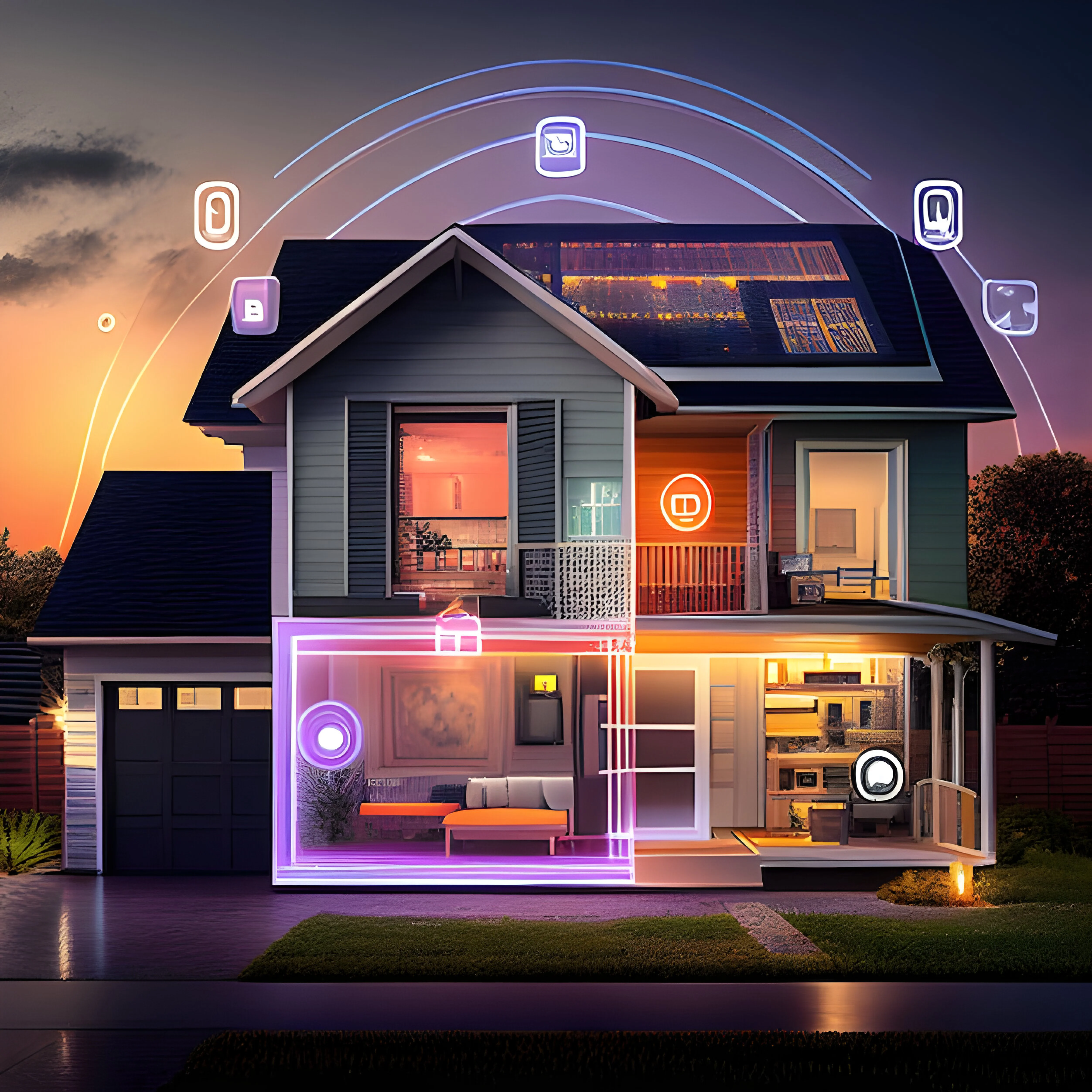 Smart home from outside